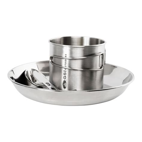 Glacier Stainless 1 Person Mess Kit - GSI Outdoors - balustradellc