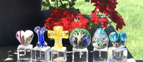 GLASS ART®Memorials - OM Stone - muktibox.com