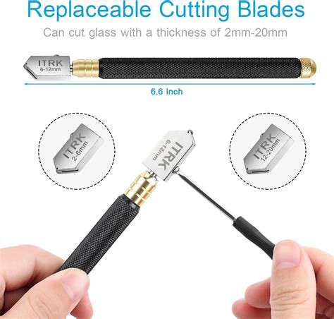 Glass Cutter 2mm-20mm, Upgrade Glass Cutter Tool, … - balustradellc