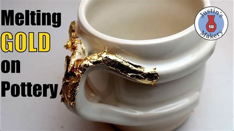 Glazing Pottery with Gold - Experiments with Gold Leaf - muktibox.com