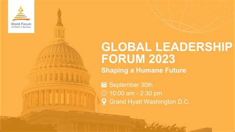 GLOBAL LEADERSHIP FORUM 2023 - Art Of Living - balustradellc