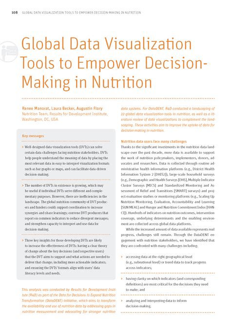 Global Nutrition Data Visualization Tools - User Research - coolestguyplanet.net