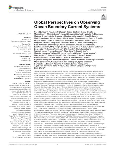 Global Perspectives on Observing Ocean Boundary … - raincitystudios.com