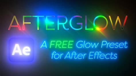 Glow Effect Presets For After Effects - muktibox.com
