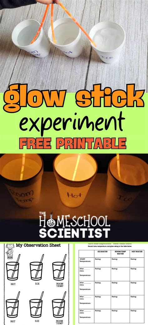 Glow Stick Experiment with FREE Printable Lesson - wintechmobiles.com