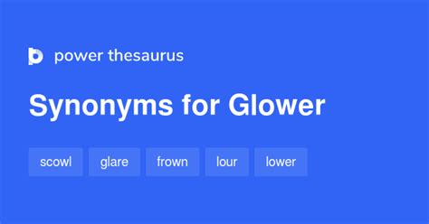 GLOWER Antonyms: 4 Opposite Words in English