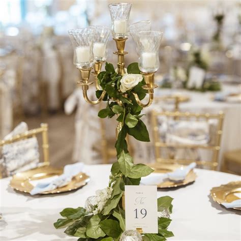 Glowing Elegance: Wedding Candelabra Centerpieces - balustradellc