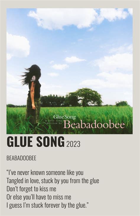 Glue song poster - muktibox.com