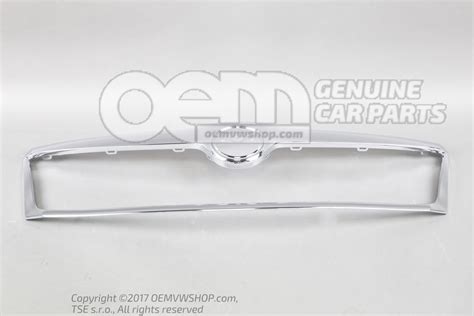 GM 13180017 Moulding, radiator grille, chrome, genuine OEM part