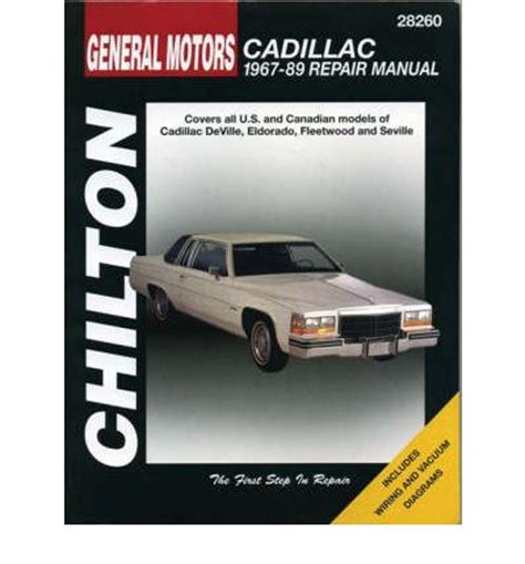 Read Online Gm Cadillac 196789 By Chilton Automotive Books