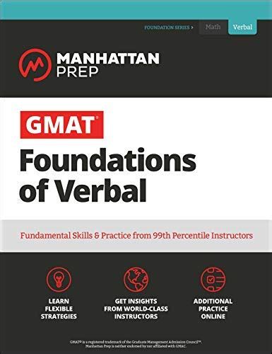 Download Gmat Foundations Of Verbal Practice Problems In Book And Online By Manhattan Prep