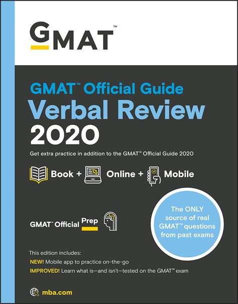 Full Download Gmat Official Guide 2020 Verbal Review Book  Online Question Bank By Graduate Management Admission Council Gmac