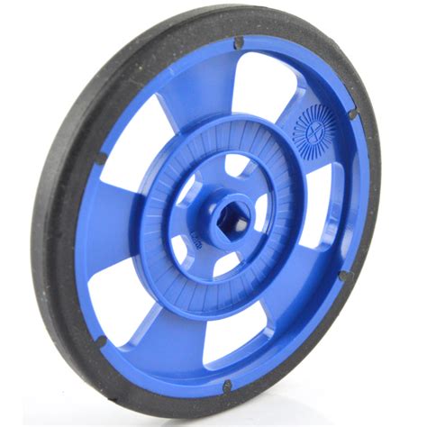 GMPW - GM Series Plastic Wheel (Blue) - RobotShop