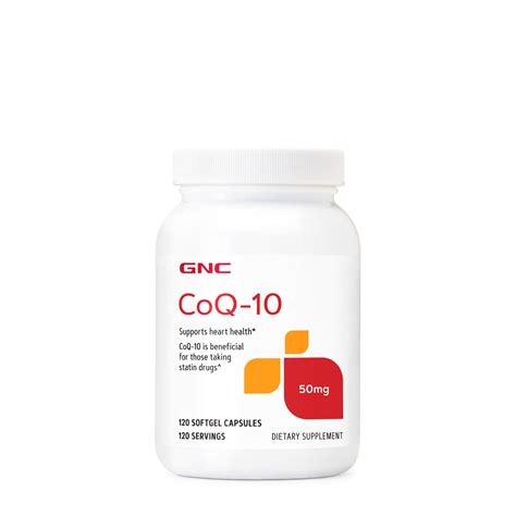 GNC CoQ10 Capsules 50mg GNC