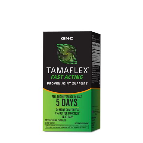 GNC TamaFlex Fast Acting, 60 Veg. Capsules - Amazon