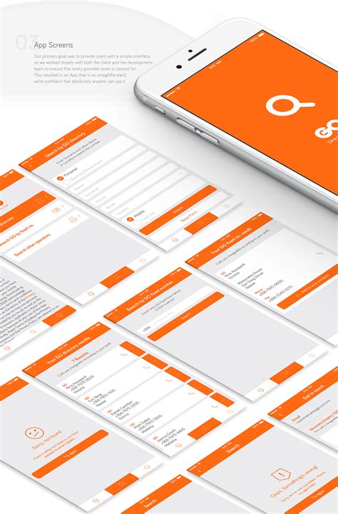 GO Directory App on Behance