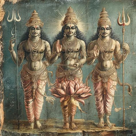 Gods of the Hindu Trinity: Representation in Art - balustradellc
