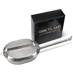 Goetland 304 Stainless Steel US Military Mess Kit Plate … - balustradellc