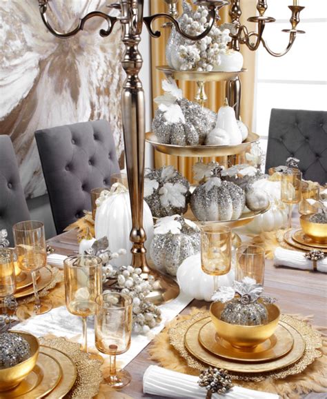 Gold and Silver Decor for Table - Etsy - balustradellc