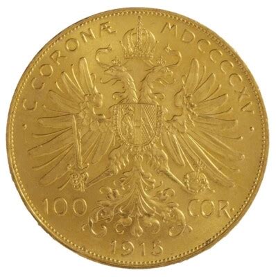 Gold Austrian/Hungarian 100 Corona - (.9802 oz of Gold) - balustradellc