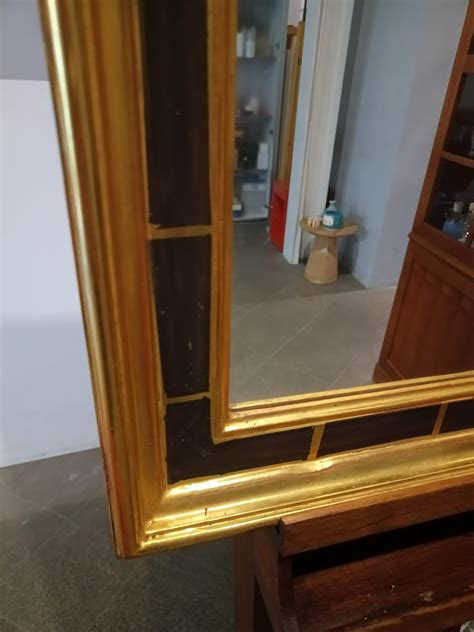 Gold Leaf Wall Mirror - Etsy - balustradellc