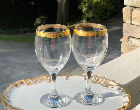 gold rimmed glassware products for sale | eBay - balustradellc