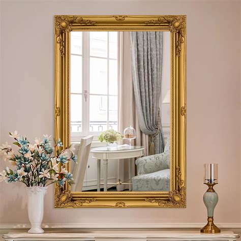 Gold Wall Mirror - Dunelm - balustradellc
