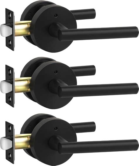 Goldenwarm Black Interior Door Handles, Matte Black Door Handle ... - balustradellc