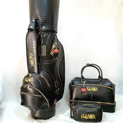 golf bag honma classic plus boston bag tas pakaian plus bag balls - balustradellc