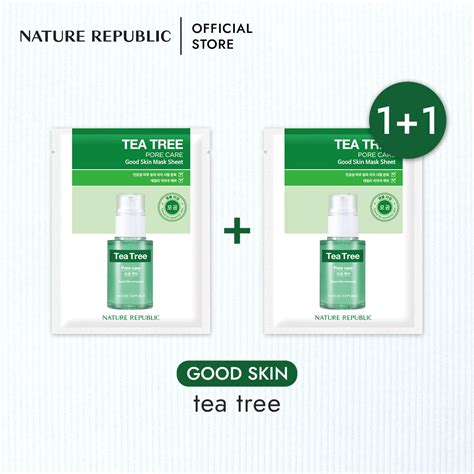 GOOD SKIN TEA TREE MASK SHEET – NATURE REPUBLIC