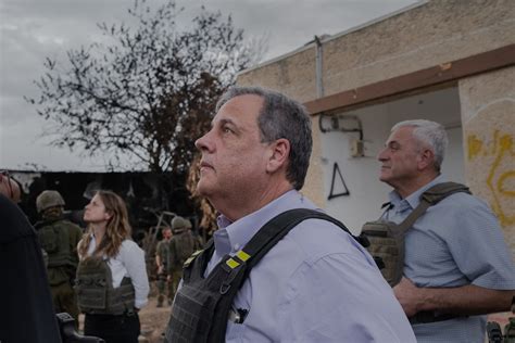 GOP hopeful Chris Christie visits Israel, says the US must show solidarity in war against Hamas