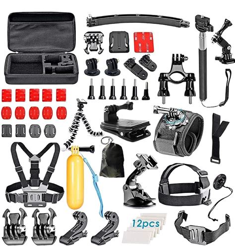 GoPro Accessories Kit -3 IN 1 Gopro Mount Kit Elastic Head Strap ... - balustradellc