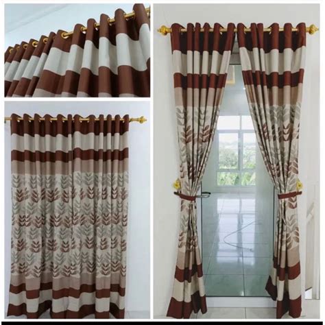 GORDEN JENDELA KAIN BLACKOUT EMBOS BELUDRU PINTU KAMAR PANJANG MEWAH ... - balustradellc