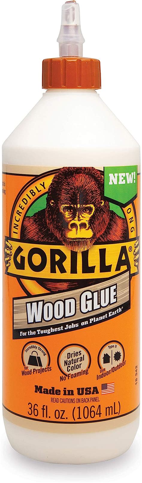 Gorilla Wood Glue, Natural Wood Color, 36 Ounce Bottle (Pack of 1 ... - balustradellc