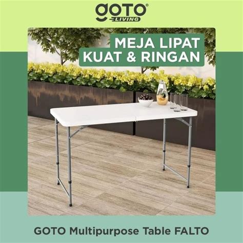 Goto Falto Meja Makan Lipat Camping Table Portable … - balustradellc