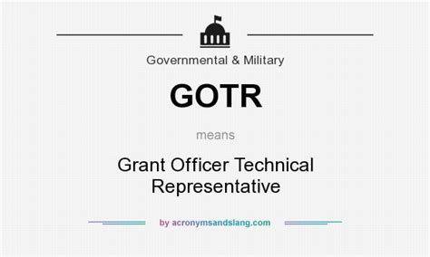 GOTR - Military and Government - Acronym Finder