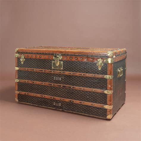 Goyard Steamer Trunk – Bentleys London - balustradellc