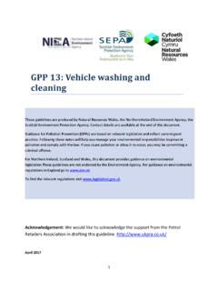 GPP 13: Vehicle washing and cleaning | NetRegs | Environmental … - balustradellc