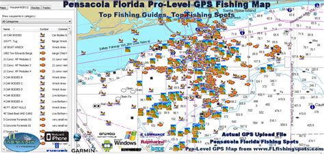 GPS Numbers - Pensacola Fishing