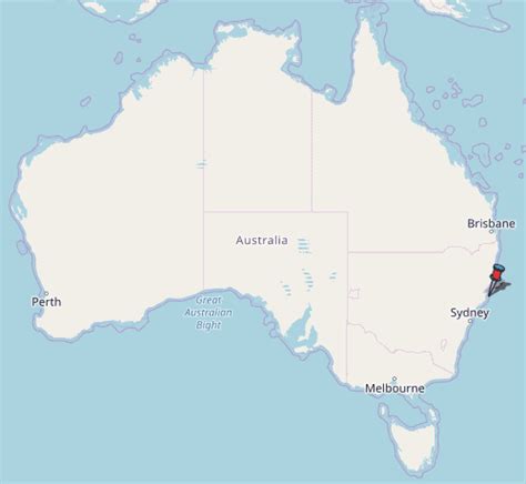 GPS coordinates of Taree, Australia - latitude