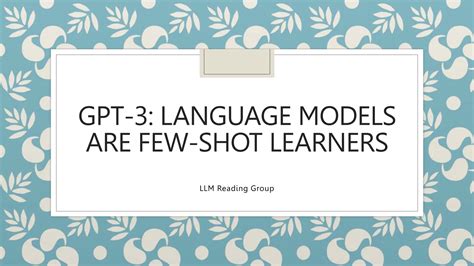 GPT-3: Language Models are Few-Shot Learners (Paper Explained)