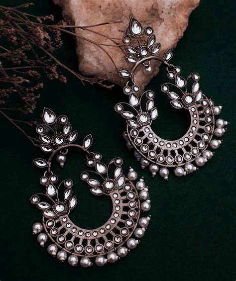 Grace your look with the beauty of tradition. These **silver oxidised ... - balustradellc