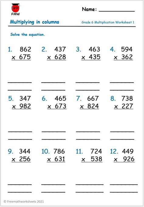 Grade 6 Multiplication & Division Worksheets | K5 … - wintechmobiles.com