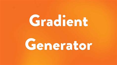 Gradient Generator - Create Beautiful CSS Gradients | Omni Generator - muktibox.com