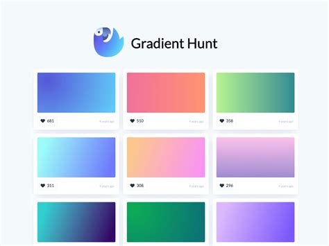 Gradient Hunt - Beautiful Color Gradients - muktibox.com