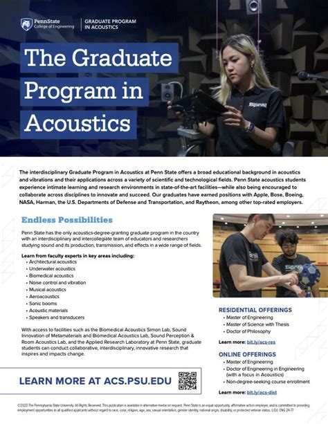 Graduate Program in Acoustics - Research Areas | Penn State … - raincitystudios.com
