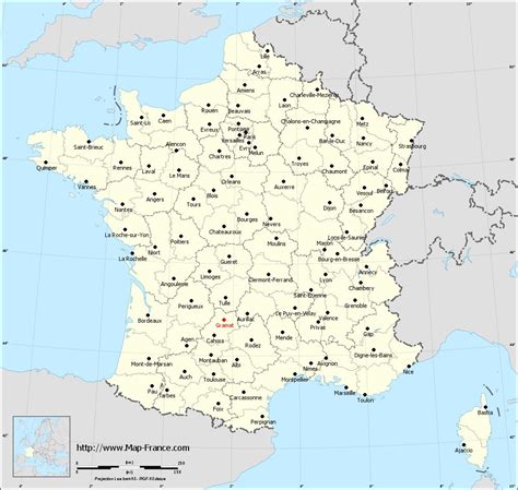 GRAMAT - Map of Gramat 46500 France