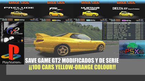 GRAN TURISMO 2 SAVE GAME 100 SUPER CARS +1000HP CHEAT …