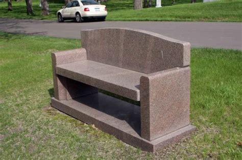 Granite Memorial Benches - Modern Monument Works - muktibox.com