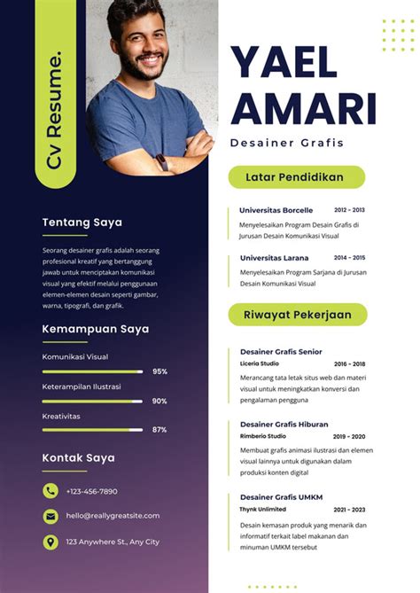 Gratis Contoh CV Foto Keren - balustradellc